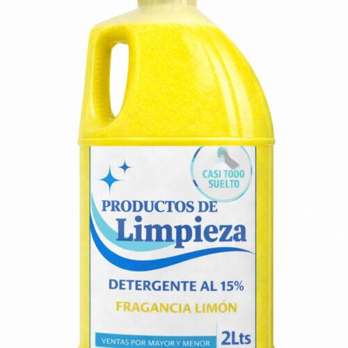 2 litros de Detergente Liviano al 15% – Espumoso con Fragancia a Liviano