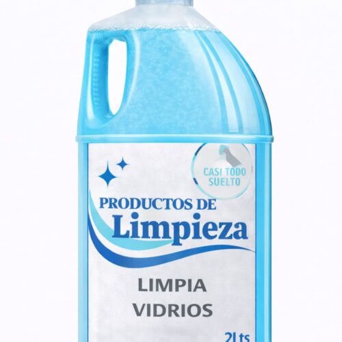 2 litros de limpia vidrios