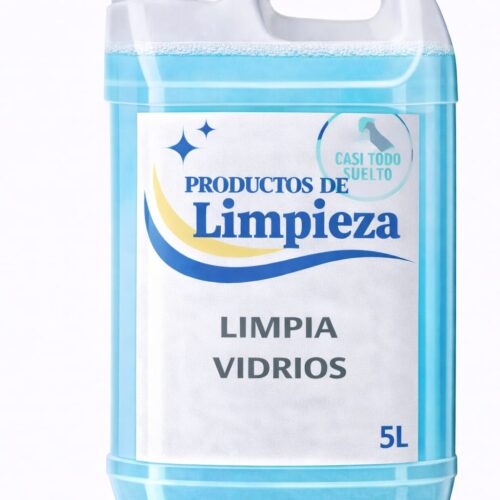 5 litros de limpia vidrios