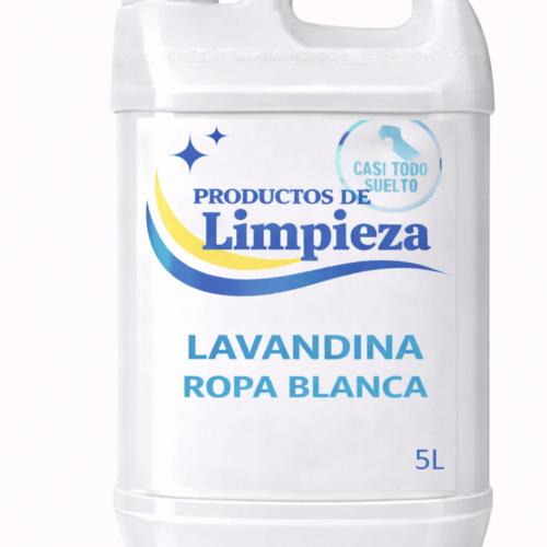 5 litros de LAVANDINA ROPA BLANCA