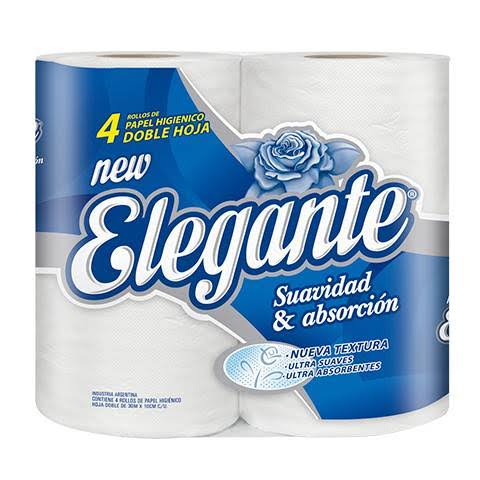 Papel higiénico BOLSON ELEGANTE DOBLE HOJA 40 ROLLOS 40 MTR