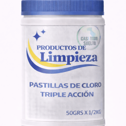 PASTILLAS DE CLORO 50GR. 1/2 KG